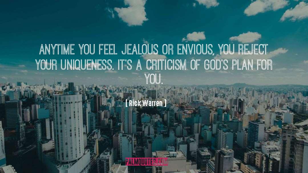 Envious quotes by Rick Warren
