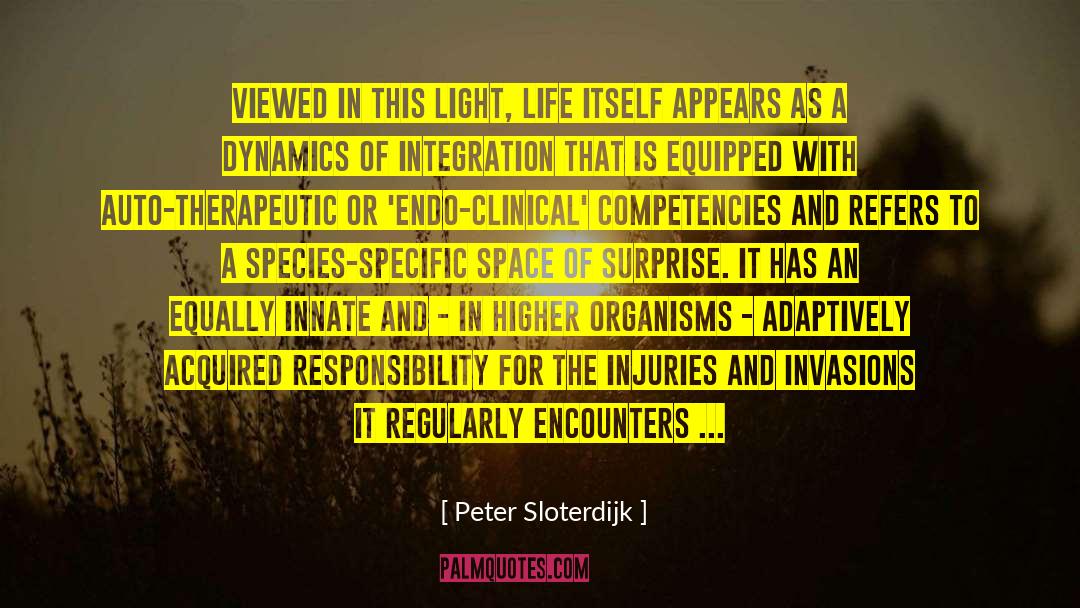 Environement quotes by Peter Sloterdijk