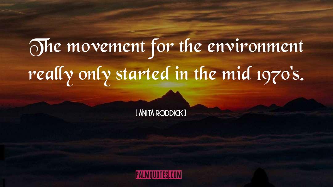 Environment Protection quotes by Anita Roddick