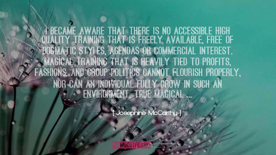 Environment quotes by Josephine McCarthy