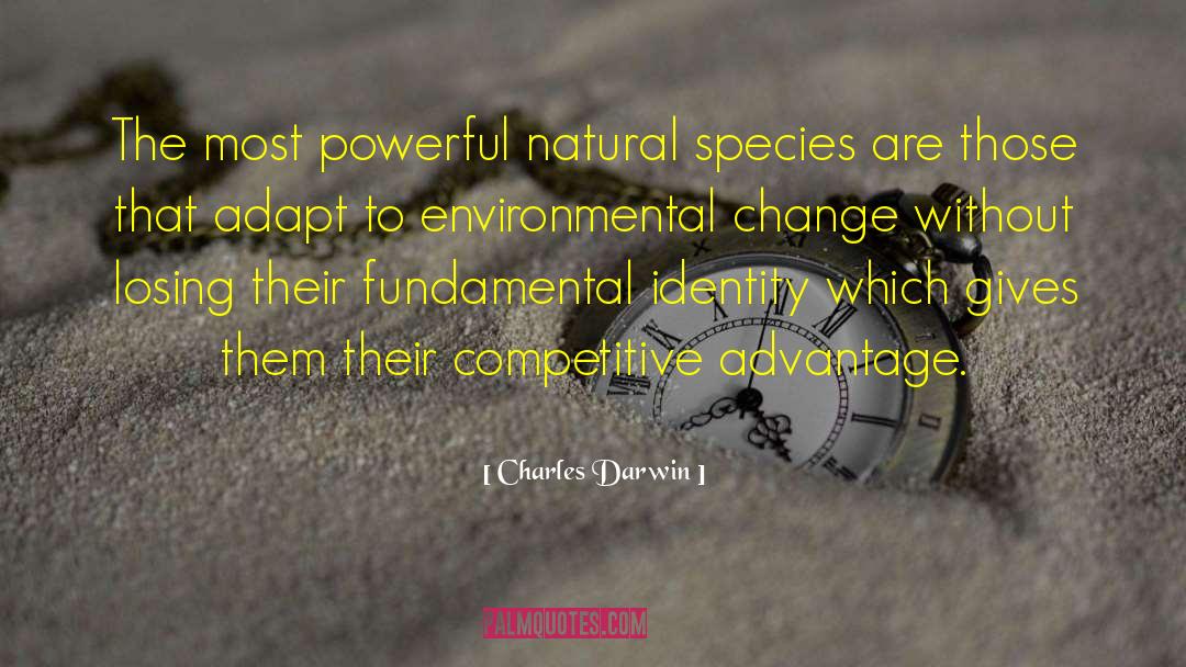 Environmental Change quotes by Charles Darwin