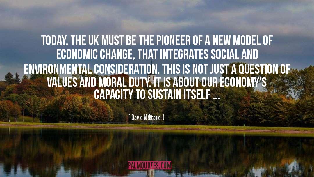 Environmental Conservation quotes by David Miliband