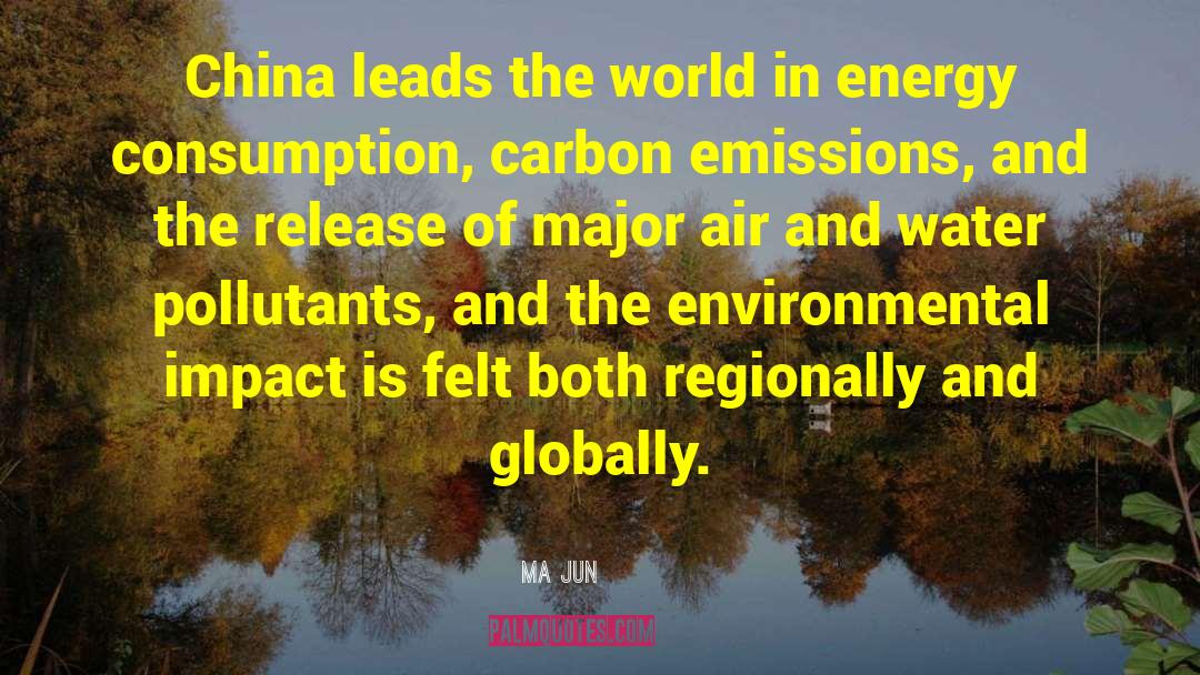 Environmental Impact quotes by Ma Jun