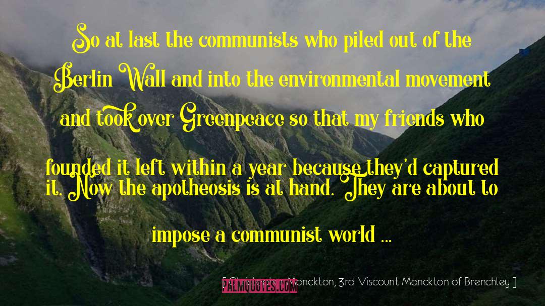 Environmental Movement quotes by Christopher Monckton, 3rd Viscount Monckton Of Brenchley