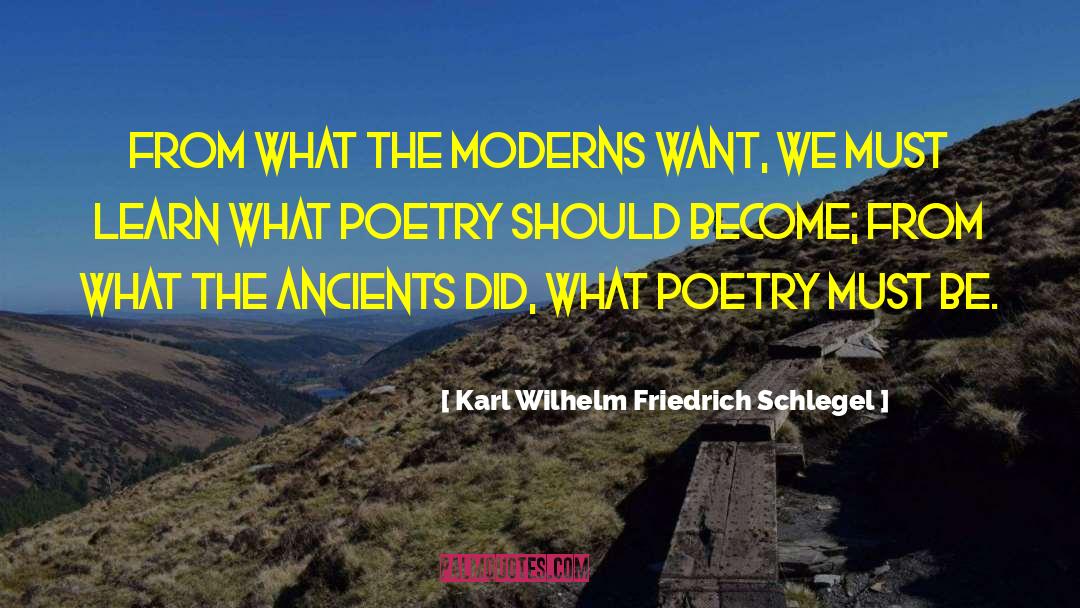 Environmental Poetry quotes by Karl Wilhelm Friedrich Schlegel