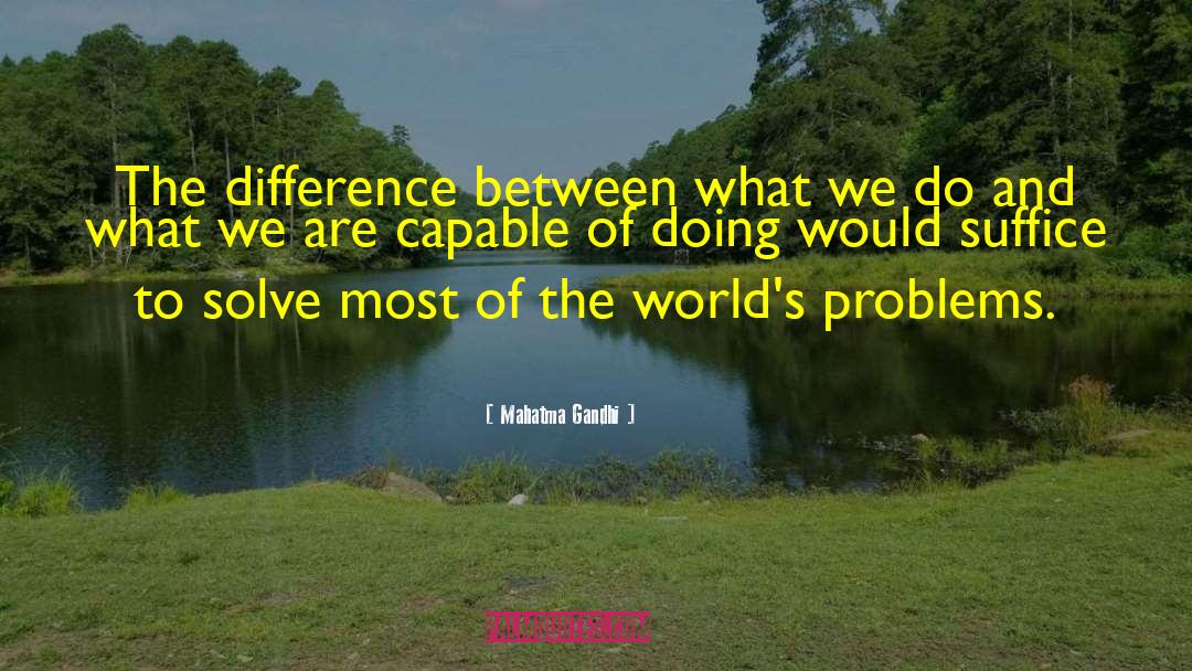 Environmental Problems quotes by Mahatma Gandhi