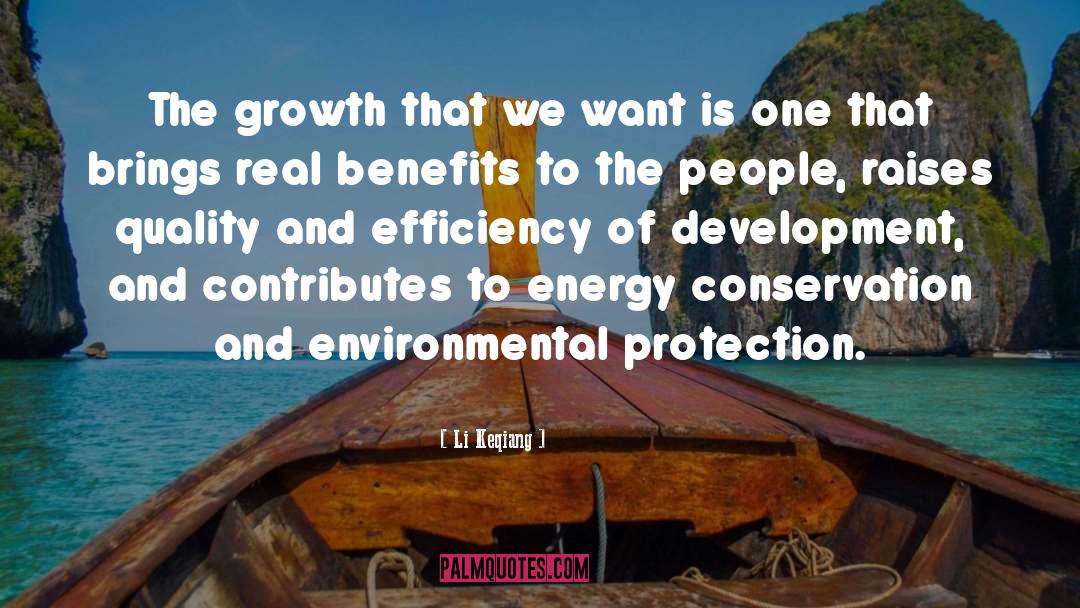 Environmental Protection quotes by Li Keqiang