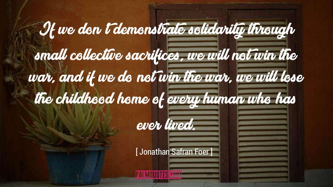 Environmentalism quotes by Jonathan Safran Foer