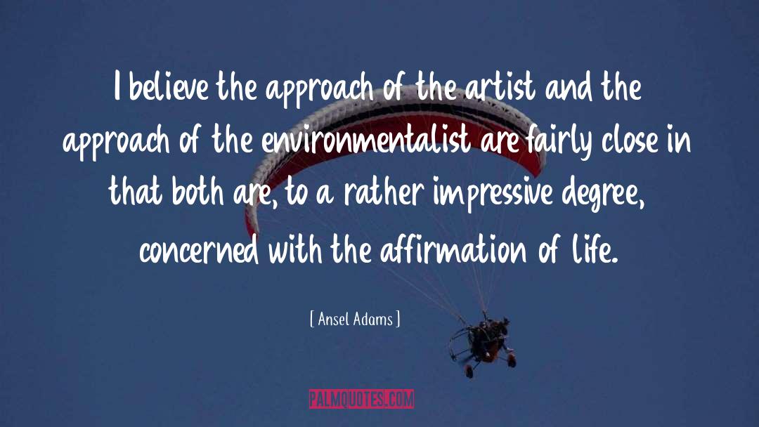 Environmentalist quotes by Ansel Adams