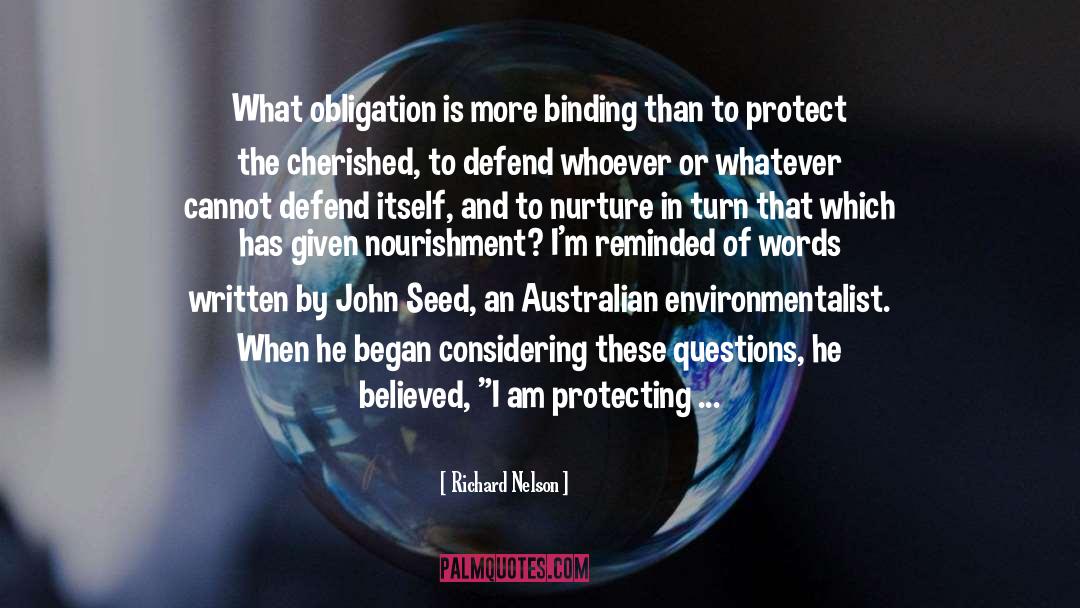 Environmentalist quotes by Richard Nelson