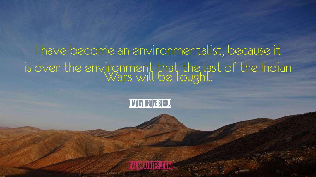Environmentalist quotes by Mary Brave Bird