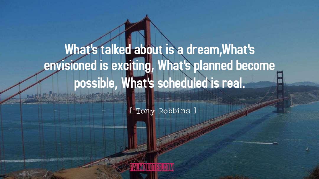 Envisioned quotes by Tony Robbins