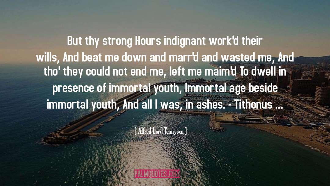 Envy Of Youth quotes by Alfred Lord Tennyson
