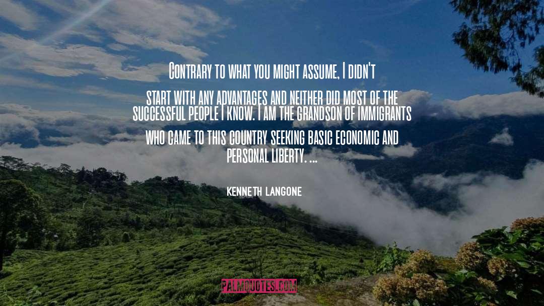 Envying Successful People quotes by Kenneth Langone