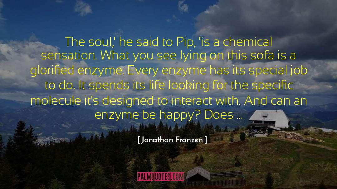 Enzyme quotes by Jonathan Franzen