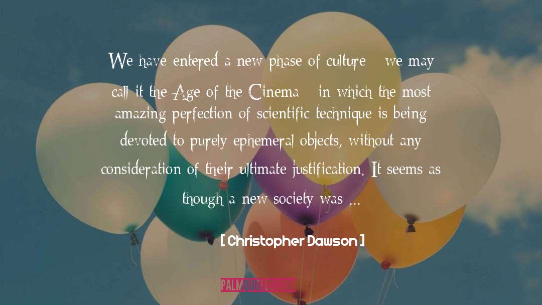 Ephemeral quotes by Christopher Dawson