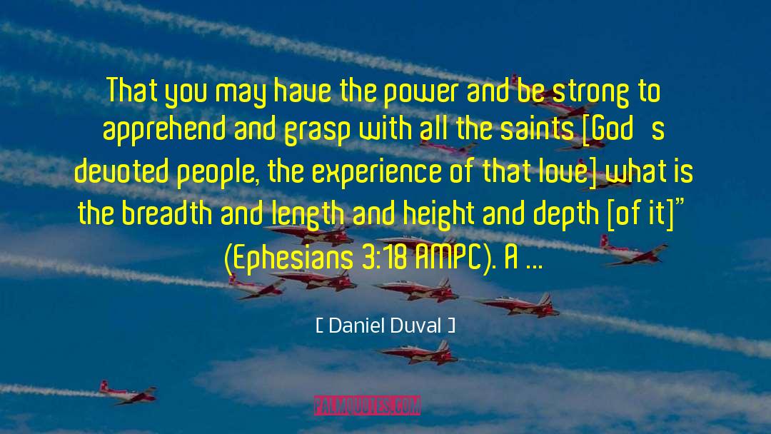Ephesians quotes by Daniel Duval