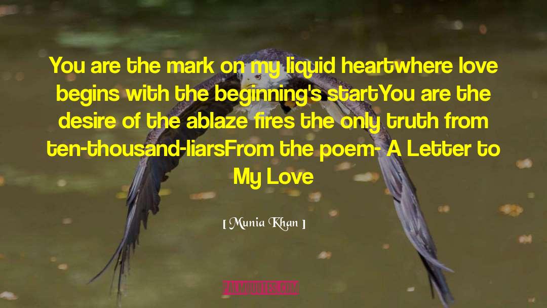 Epic Love Letter quotes by Munia Khan