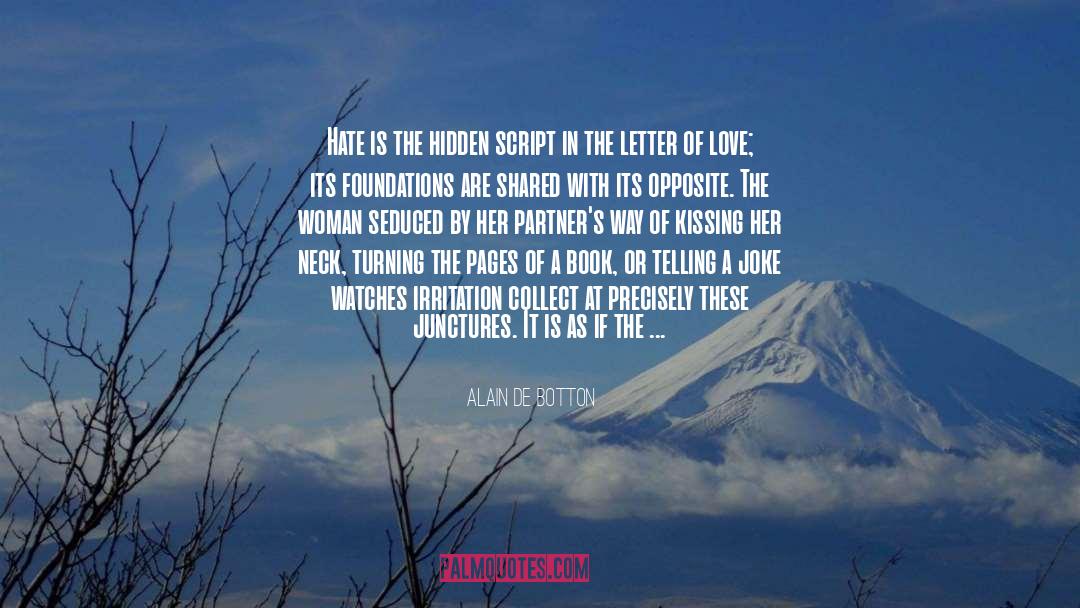 Epic Love Letter quotes by Alain De Botton