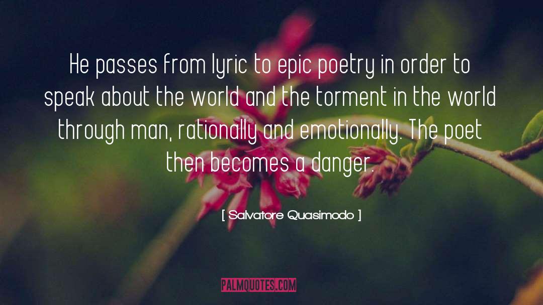 Epic Poetry quotes by Salvatore Quasimodo