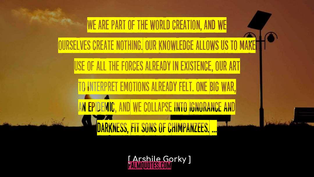 Epidemics quotes by Arshile Gorky