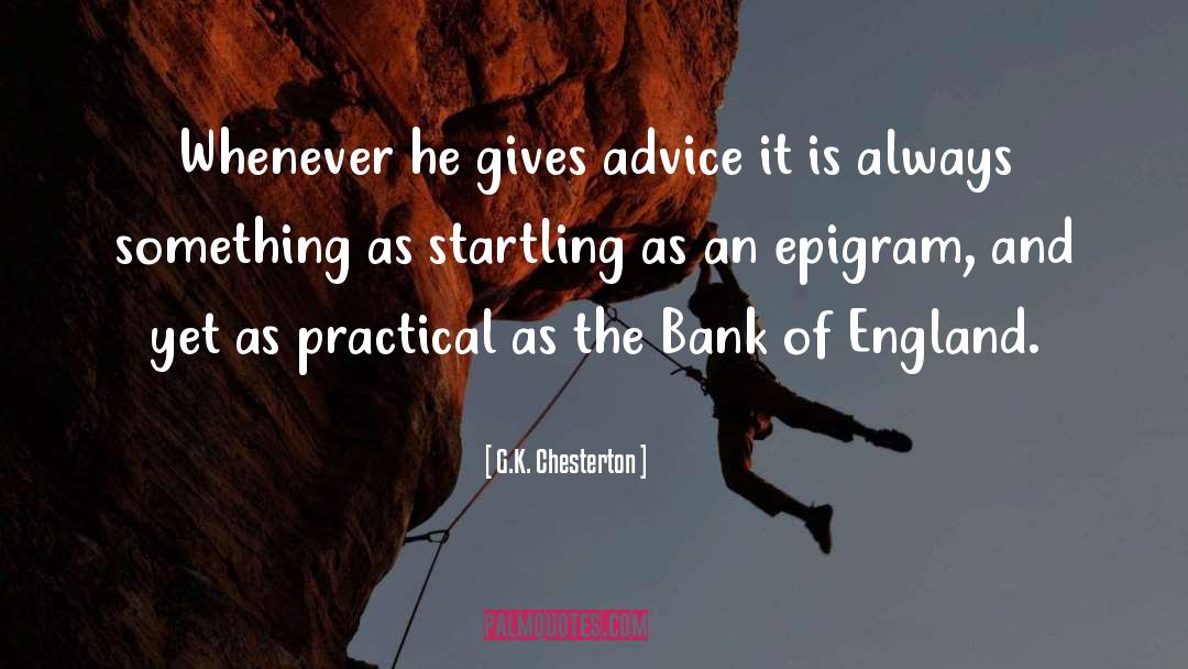 Epigram quotes by G.K. Chesterton