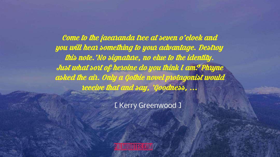 Epigram To My Novel quotes by Kerry Greenwood