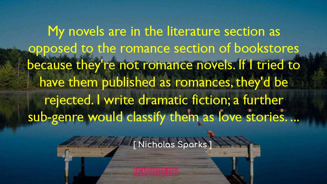 Epigram To My Novel quotes by Nicholas Sparks