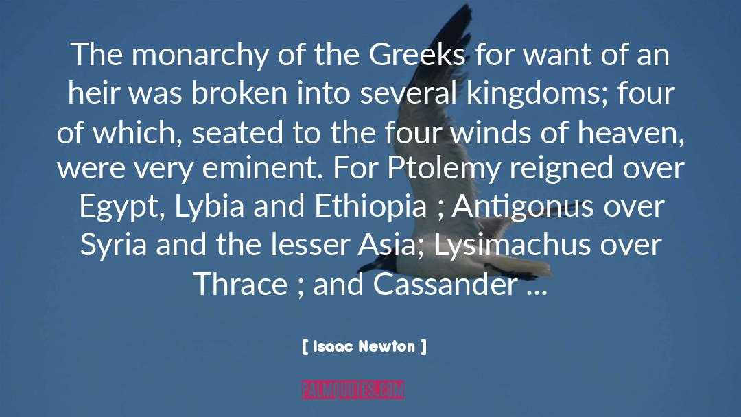 Epirus quotes by Isaac Newton