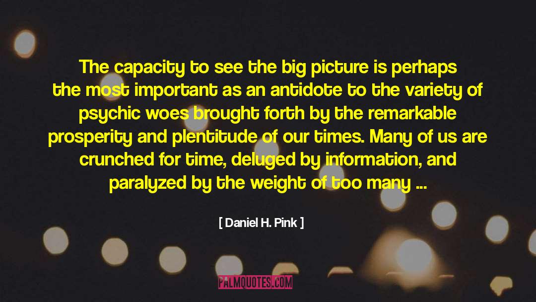 Epistemology Of Information quotes by Daniel H. Pink