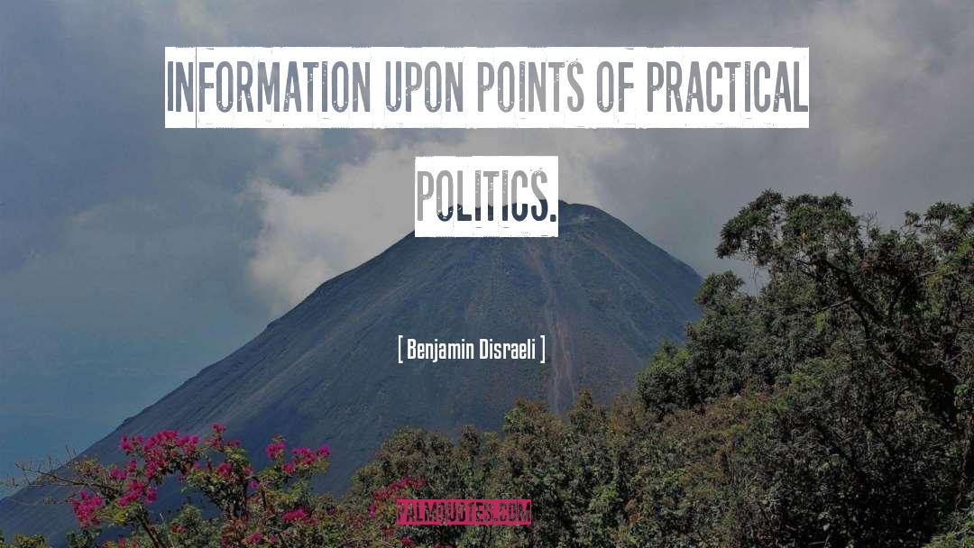Epistemology Of Information quotes by Benjamin Disraeli