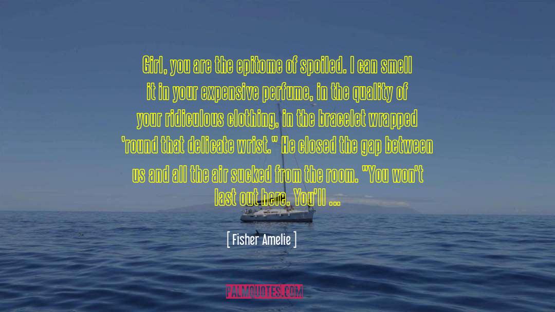 Epitome quotes by Fisher Amelie