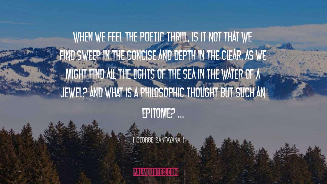Epitome quotes by George Santayana