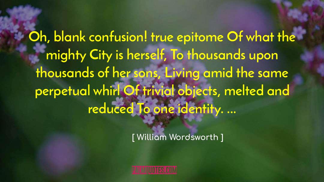 Epitome quotes by William Wordsworth