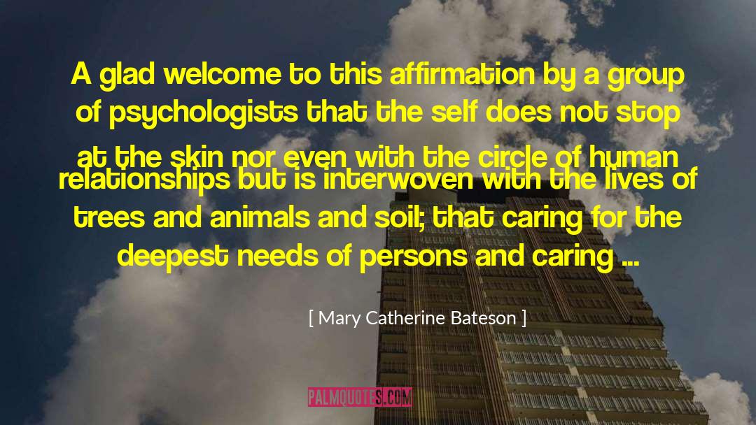 Epmloyee Relations quotes by Mary Catherine Bateson