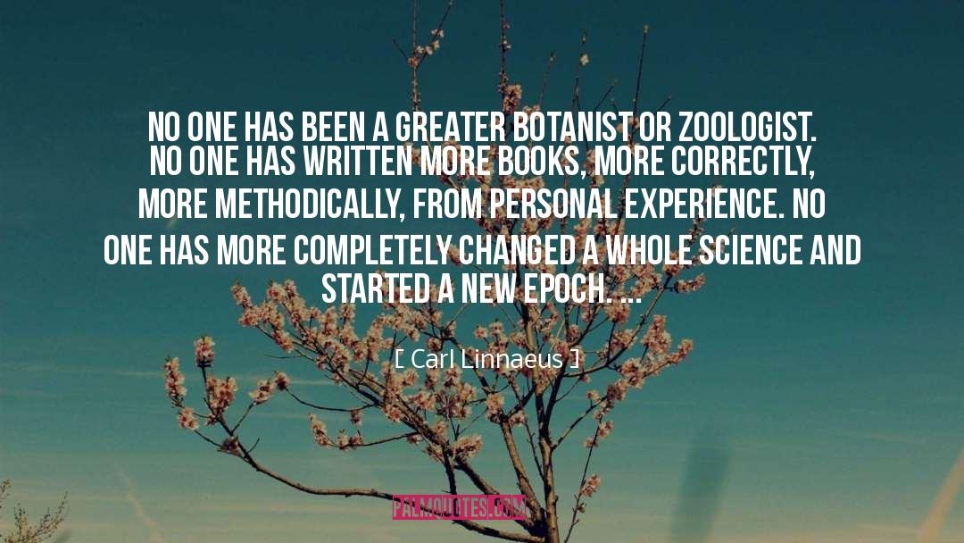 Epoch quotes by Carl Linnaeus