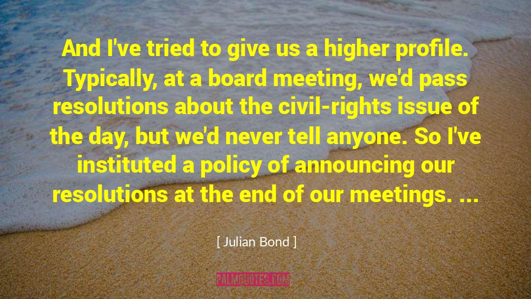 Equal Civil Rights quotes by Julian Bond