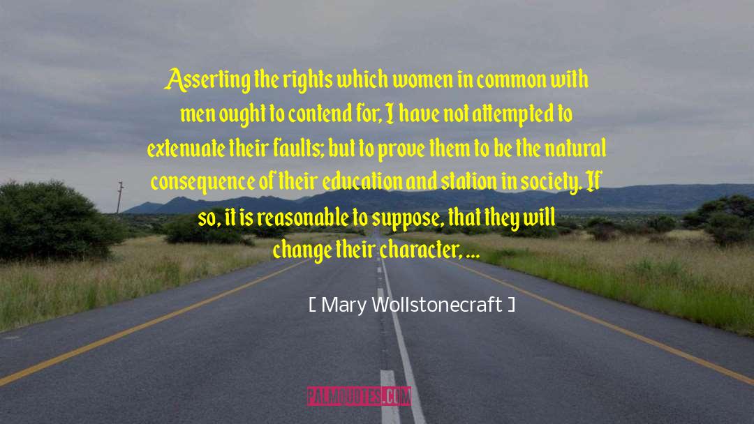 Equal Civil Rights quotes by Mary Wollstonecraft
