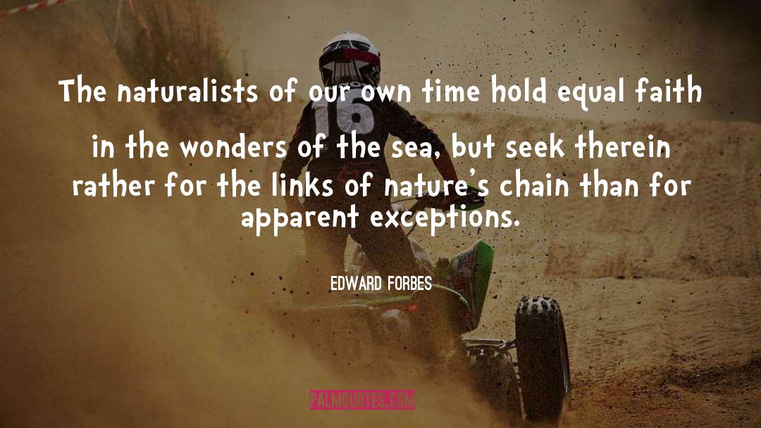 Equal Importance quotes by Edward Forbes