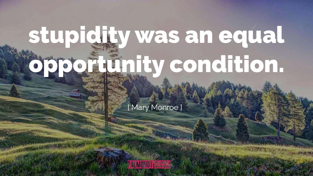 Equal Opportunity quotes by Mary Monroe