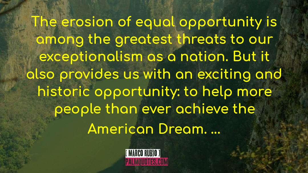 Equal Opportunity quotes by Marco Rubio