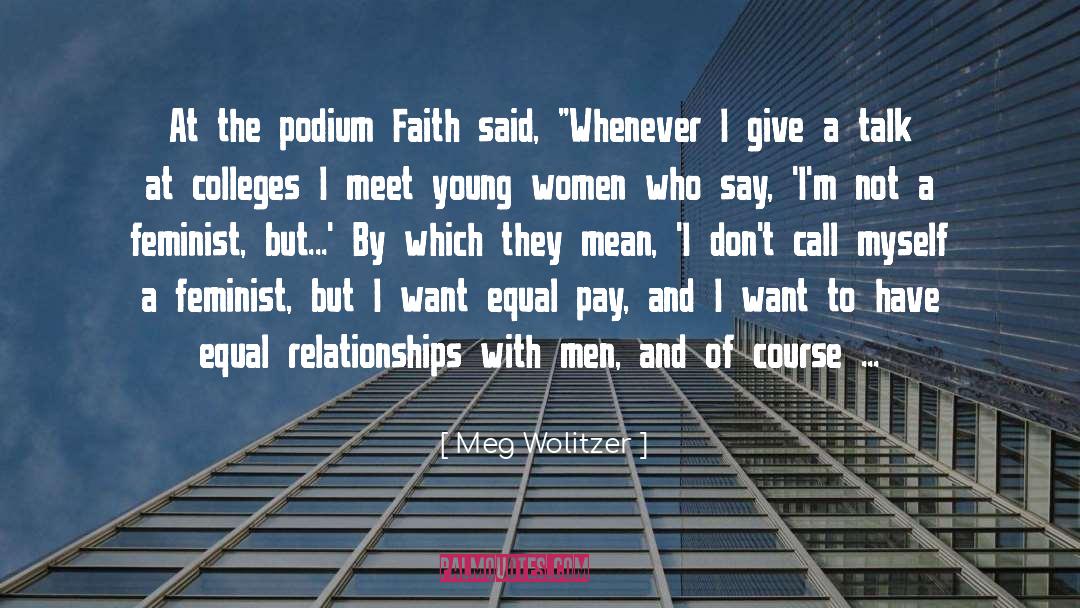 Equal Pay quotes by Meg Wolitzer