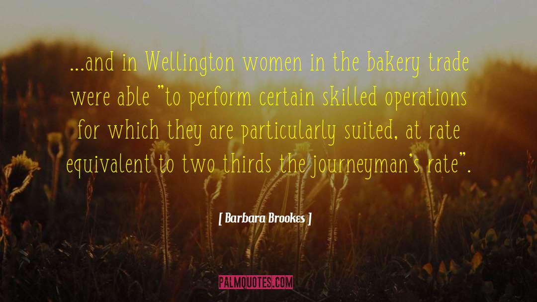 Equal Pay quotes by Barbara Brookes