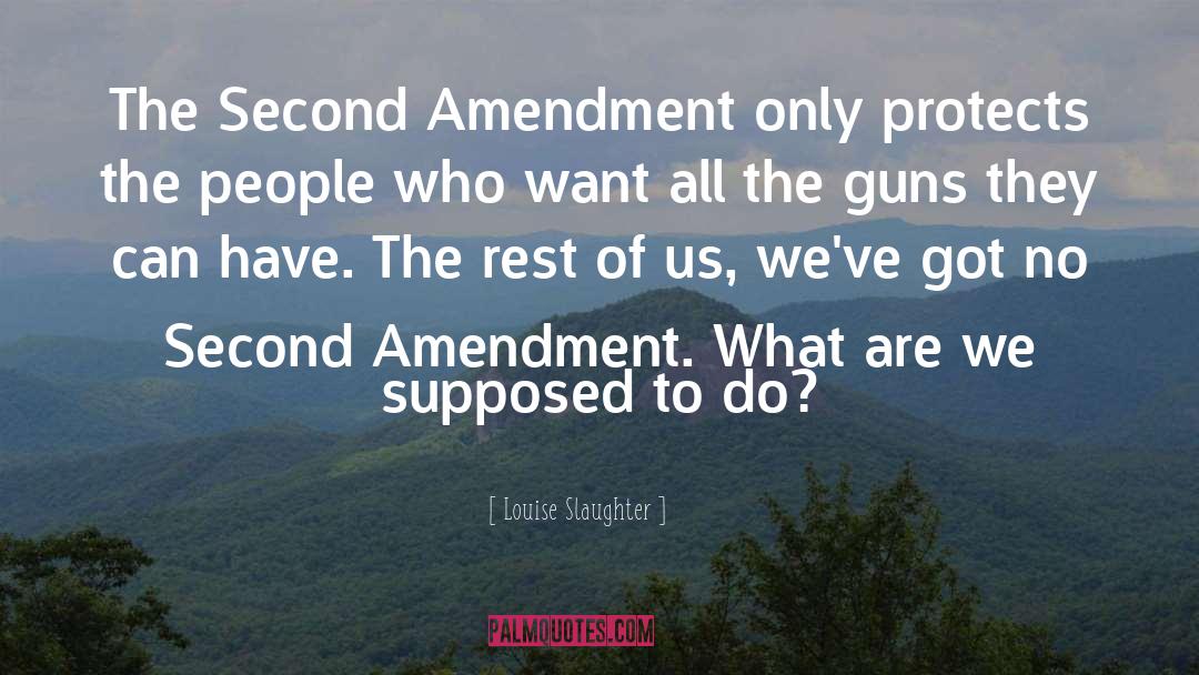 Equal Protection Clause 14th Amendment Quote quotes by Louise Slaughter