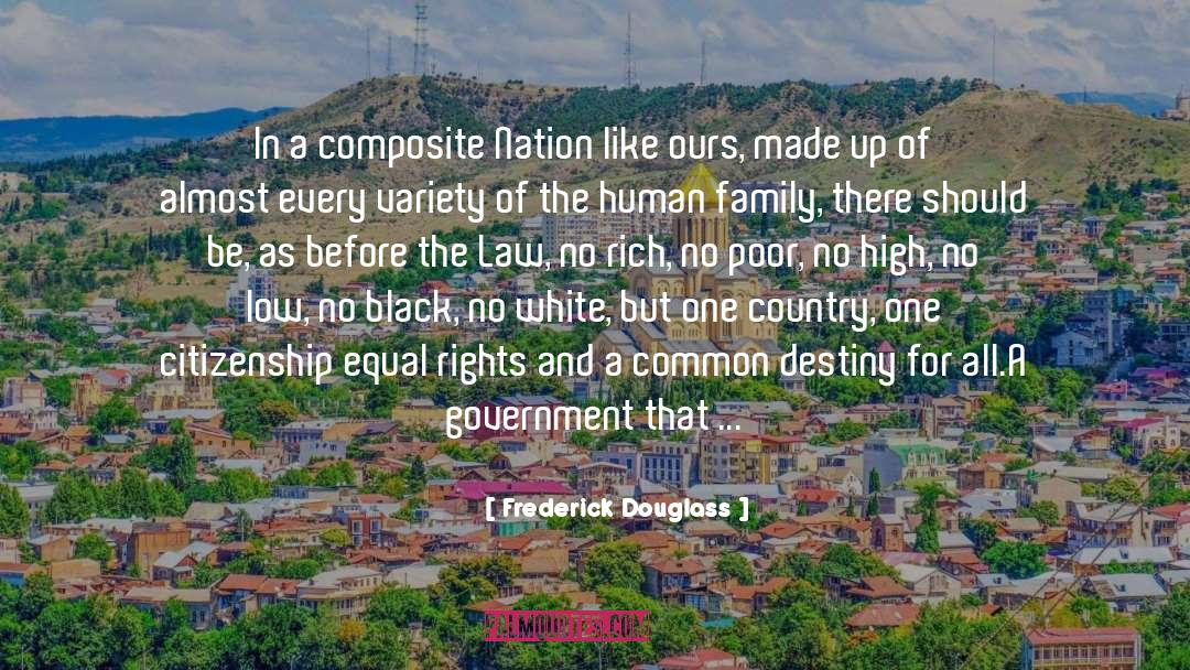 Equal quotes by Frederick Douglass