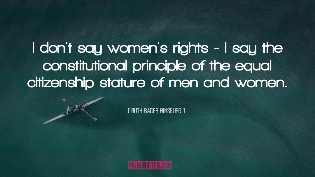 Equal quotes by Ruth Bader Ginsburg