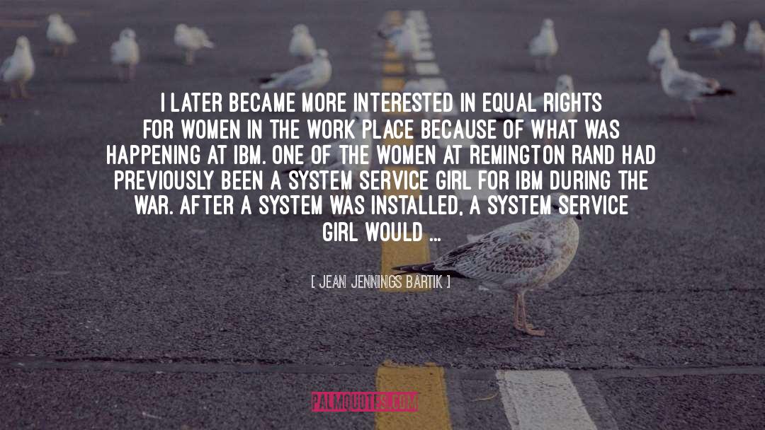 Equal Rights For Women quotes by Jean Jennings Bartik