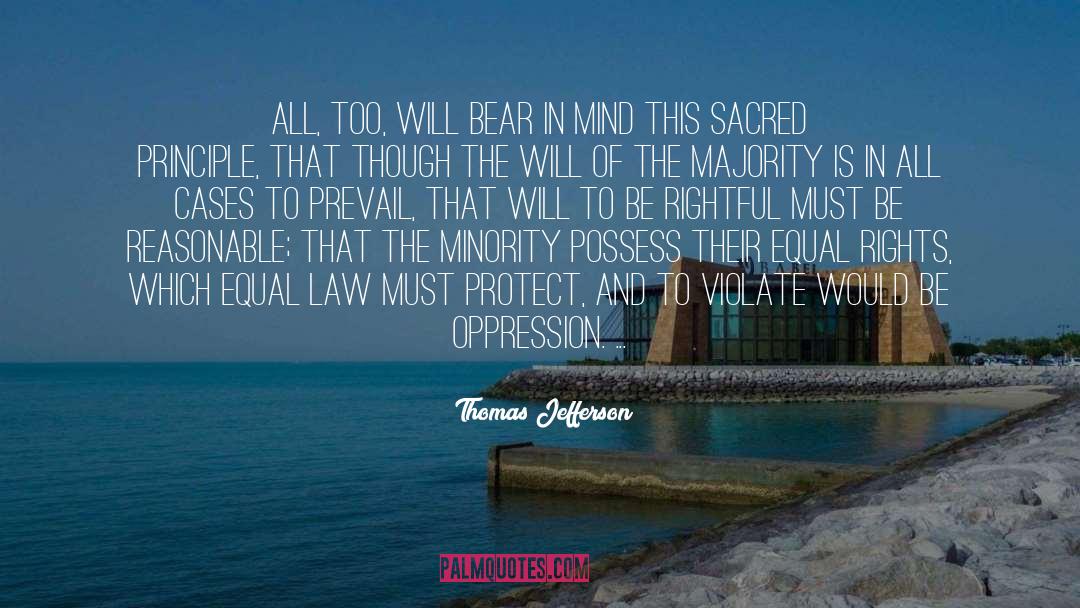 Equal Rights quotes by Thomas Jefferson