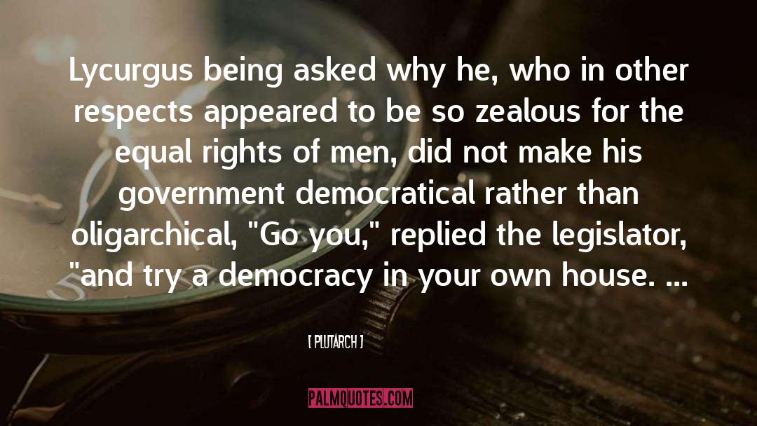 Equal Rights quotes by Plutarch