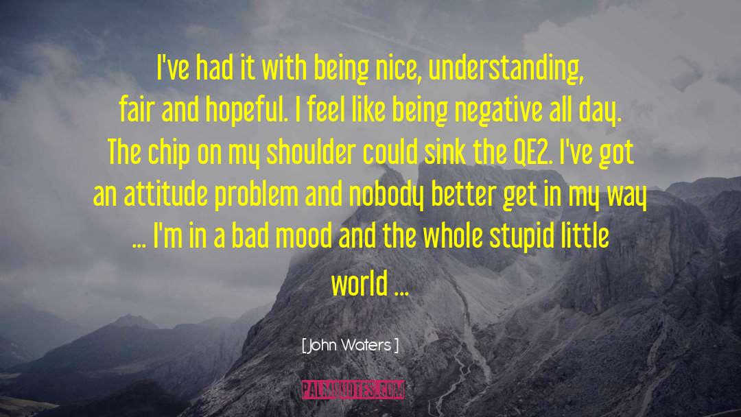 Equality And Attitude quotes by John Waters